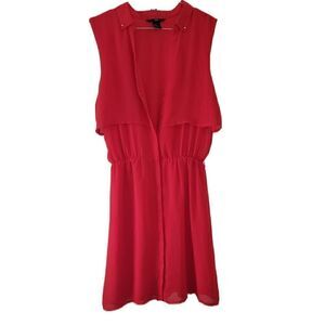 🌸H&M Deep Orange Sleeveless Dress